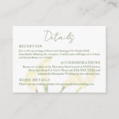 Mexicaanse bruiloft Calla Lily Romantische Boda De Informatiekaartje (Voorkant)