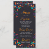 Mexicaanse bruiloft Custom Menu (Voorkant / Achterkant)