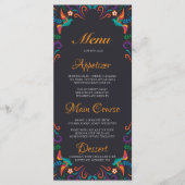 Mexicaanse bruiloft Custom Menu (Voorkant)