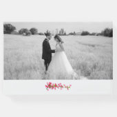 Mexicaanse bruiloft Hacienda rustieke Boho gastenb Gastenboek (Achterkant)