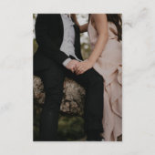 Mexicaanse bruiloft informatiekaartje (Achterkant)