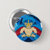 Mexicaanse Button Luchador Wrestler (Voorkant /achterkant)