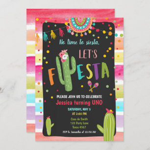 Mexicaanse Cactus 1e Fiesta Birthday Kaart