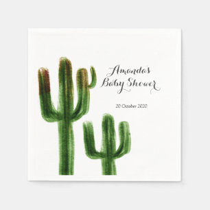 Mexicaanse Cactus Baby shower Paper Party Napkins Servet