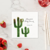 Mexicaanse Cactus Baby shower Papier Party servett Servet (Insitu)