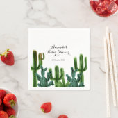 Mexicaanse Cactus Baby shower Papier Party servett Servet (Insitu)