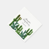 Mexicaanse Cactus Baby shower Papier Party servett Servet (Hoek)