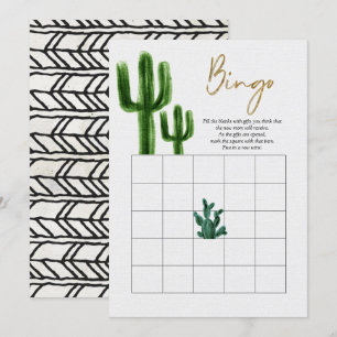 Mexicaanse Cactus Bingo Spel Kaart