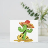Mexicaanse Cactus Briefkaart (Staand voorkant)