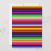 Mexicaanse Cactus Fiesta Verjaardag gecombineerd Kaart (Achterkant)