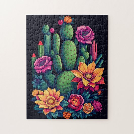 Mexicaanse Cactus Jigsaw puzzel (Verticaal)