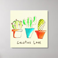 Mexicaanse cactus liefde cute woestijn kunst