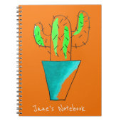 Mexicaanse cactus plant art notitieboek (Voorkant)