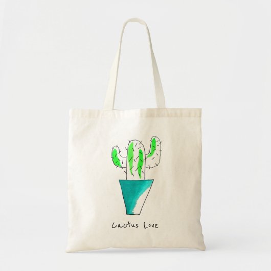 Mexicaanse cactus plant art tote bag (Voorkant)