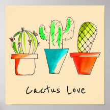 Mexicaanse cactus schattige illustratie kunst