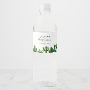Mexicaanse Cactus Water Bottle Labels Waterfles Etiket