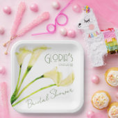 Mexicaanse Calla Lily Bruidsfeest Papieren Bordje (Feest)