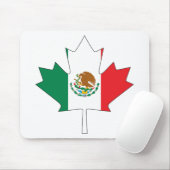 Mexicaanse Canadese vlag Muismat (Met muis)