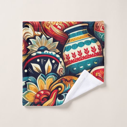 Mexicaanse Cantaro Bad Handdoek (Wasdoekje)