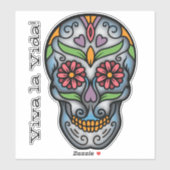 Mexicaanse Cavalera Sugar Skull Sticker (Vel)
