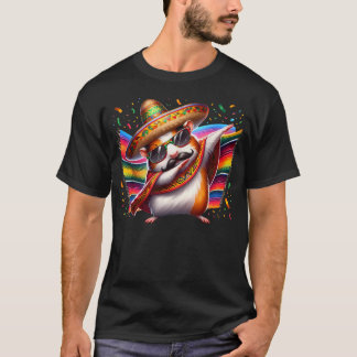 Mexicaanse Cavia Hamster Dierenfeest Fiesta T-shirt