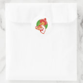 Mexicaanse chef-kok serveert taco burrito empanada ronde sticker (Tas)