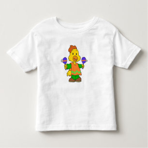 Mexicaanse Chick cartoon   Achtergrondkleur kiezen Kinder Shirts