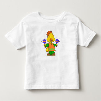 Mexicaanse Chick cartoon | Achtergrondkleur kiezen Kinder Shirts