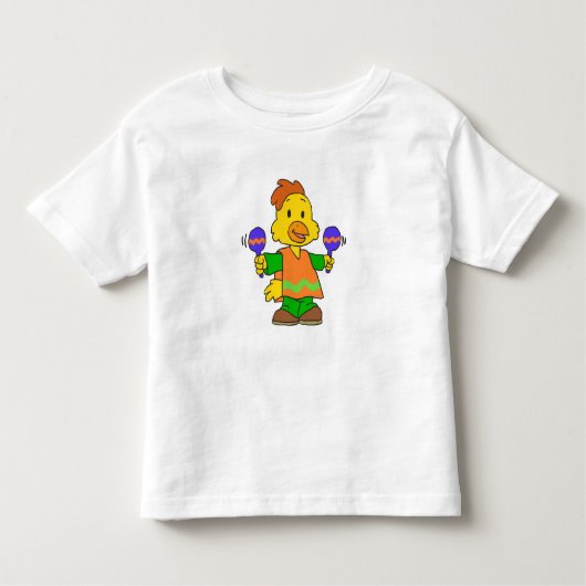 Mexicaanse Chick cartoon | Achtergrondkleur kiezen Kinder Shirts (Voorkant)