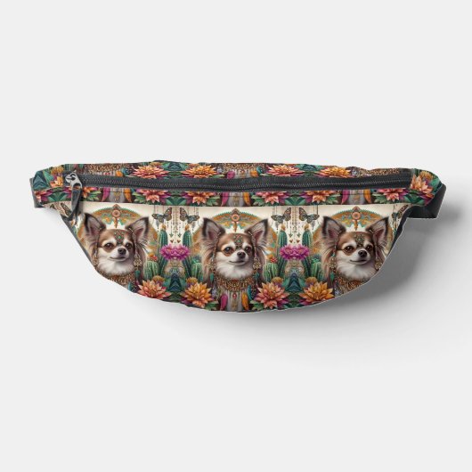 Mexicaanse Chihuahua Hond Retro Tas 4 (Liggend)