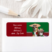 Mexicaanse Chihuahua honden adresetiketten Etiket (Insitu)