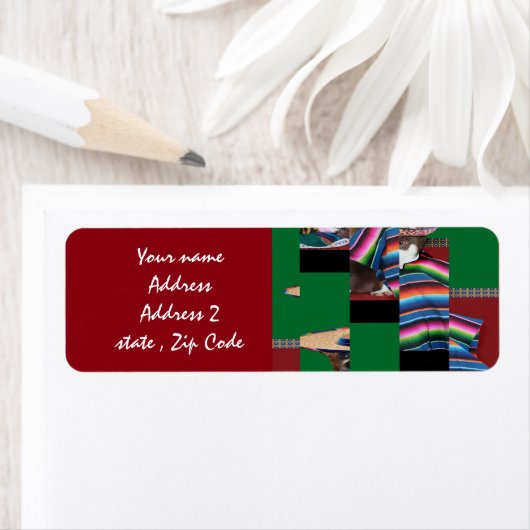 Mexicaanse Chihuahua honden adresetiketten Etiket (Insitu)