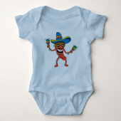 Mexicaanse Chili Pepper Romper (Voorkant)