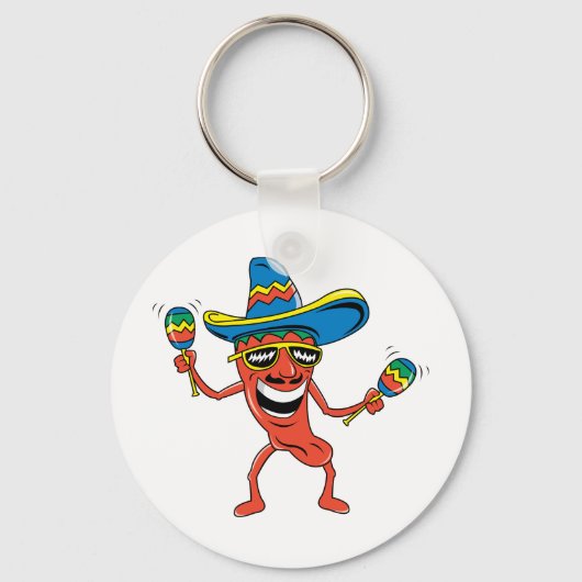 Mexicaanse Chili Pepper Sleutelhanger (Voorkant)
