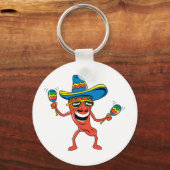 Mexicaanse Chili Pepper Sleutelhanger (Voorkant)