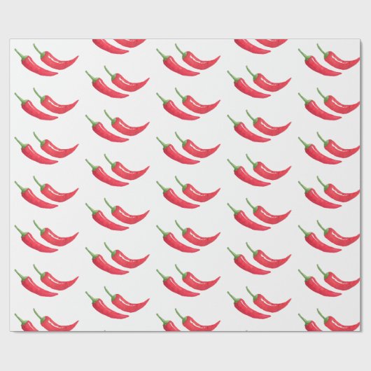 Mexicaanse Chilis Cadeaupapier (Vlak)
