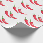 Mexicaanse Chilis Cadeaupapier (Hoek)