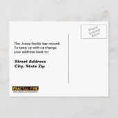 Mexicaanse chocolade aankondigingskaart (Achterkant)