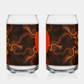 Mexicaanse chocolade blikvorm glas (Rechts)