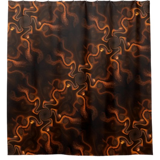 Mexicaanse chocolade douchegordijn (Voorkant)