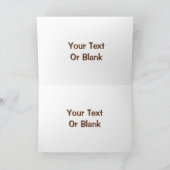 Mexicaanse chocolade feestdagen kaart (Binnen)