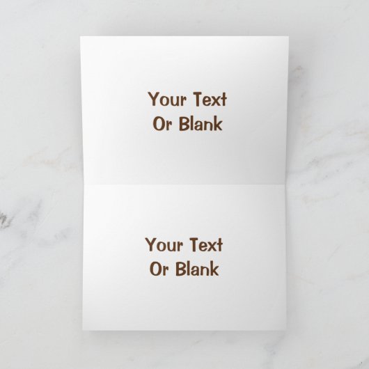 Mexicaanse chocolade feestdagen kaart (Binnen)