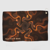 Mexicaanse chocolade golfhanddoek (Horizontaal)