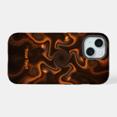 Mexicaanse chocolade iPhone 15 case (Achterkant horizontaal)