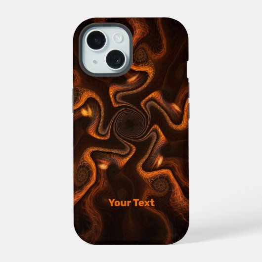 Mexicaanse chocolade iPhone 15 case (Achterkant)