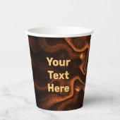 Mexicaanse chocolade papieren bekers (Voorkant)