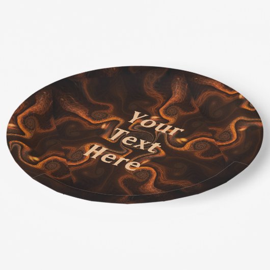 Mexicaanse chocolade papieren bordje (Gekanteld)