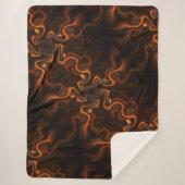 Mexicaanse chocolade sherpa deken (Voorkant)