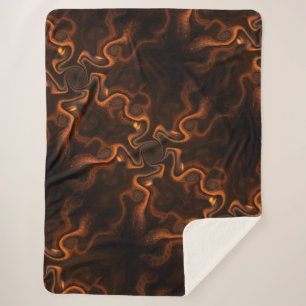 Mexicaanse chocolade sherpa deken