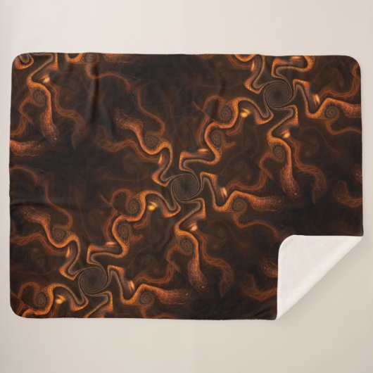 Mexicaanse chocolade sherpa deken (Voorkant (horizontaal))